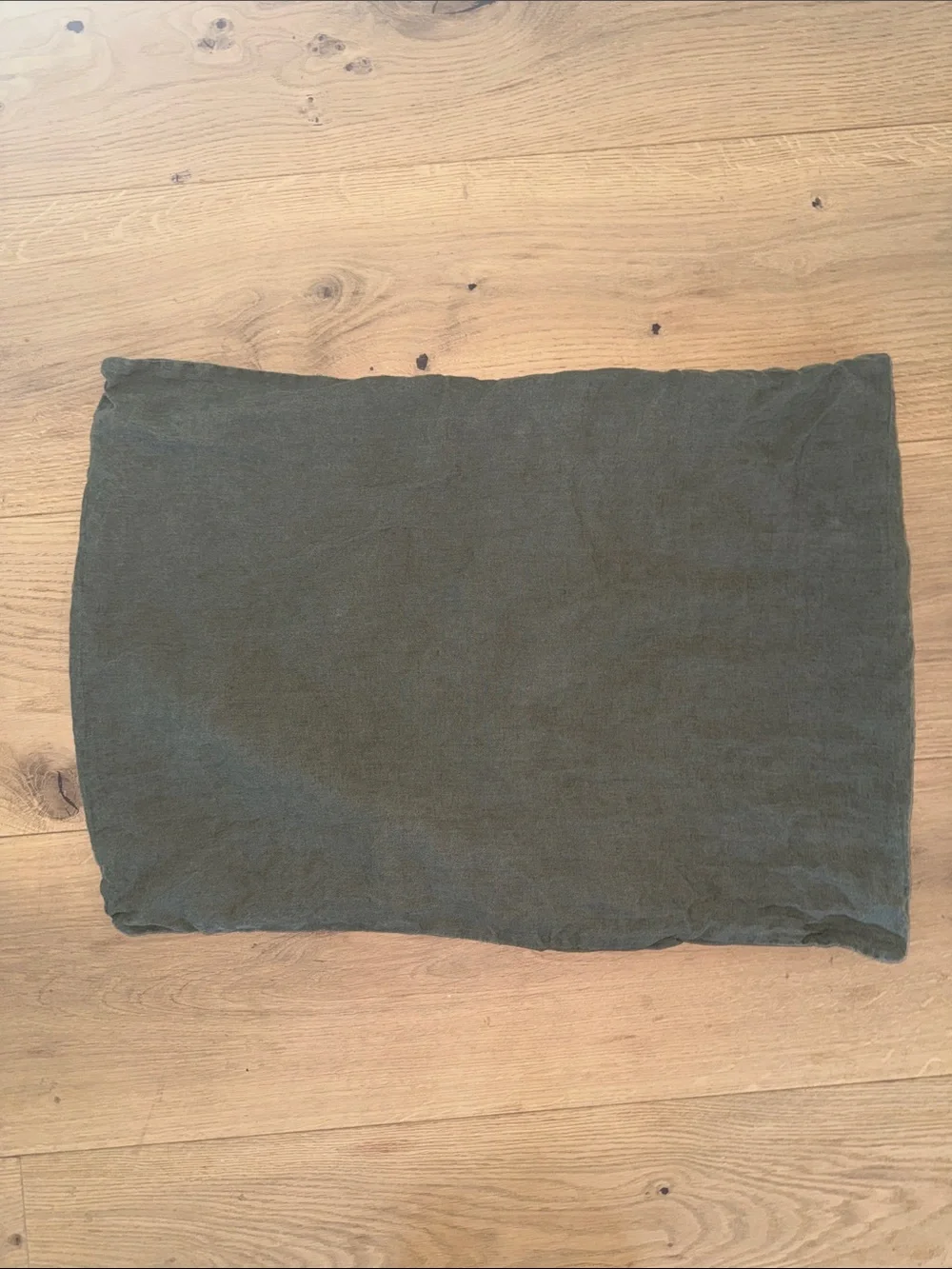 EUC Quince European Linen Pillowcases Dusty Olive Standard Set of 2